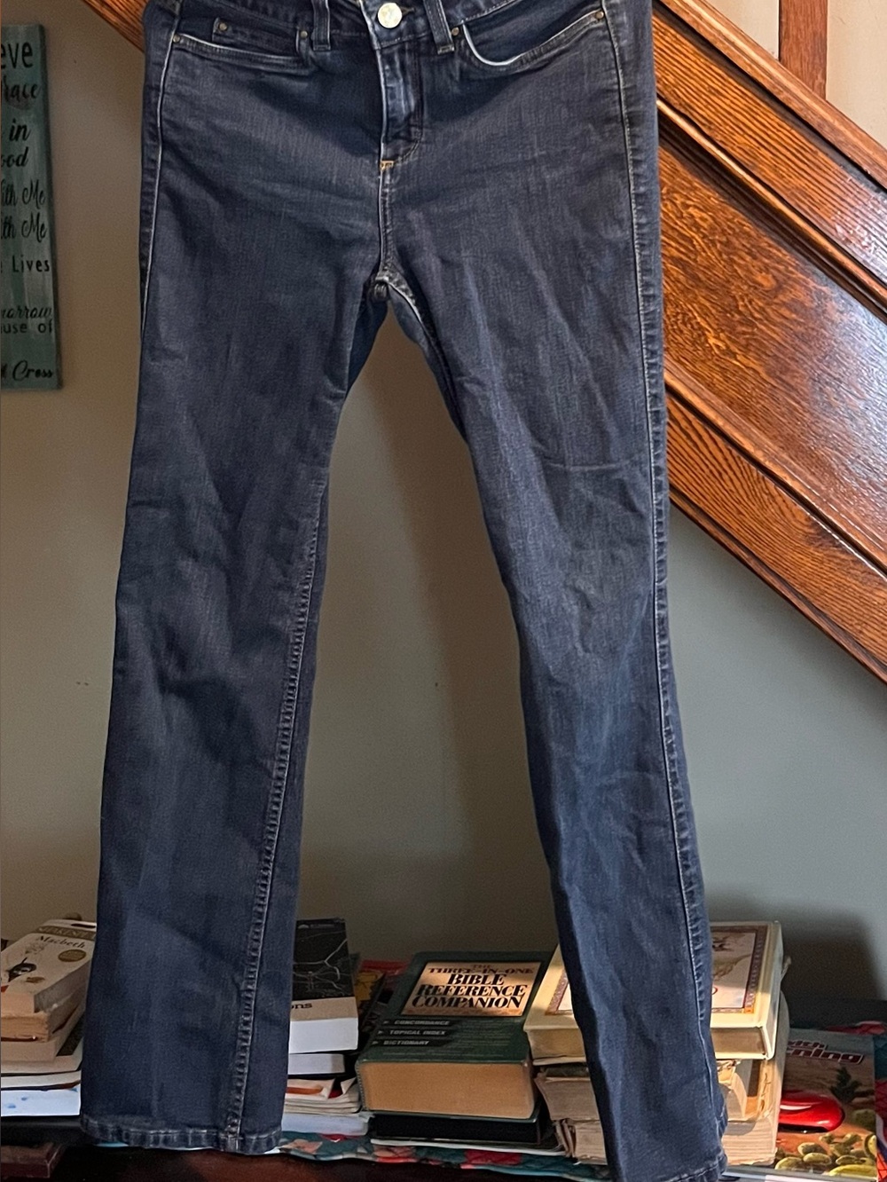 Rafaella Dark Indigo Straight-Leg Jeans